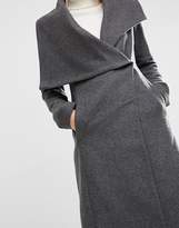 Thumbnail for your product : ASOS Waterfall Trapeze Coat in Wool Blend