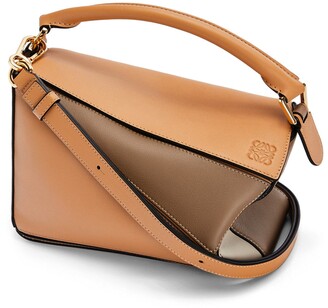 Loewe Small Puzzle Calfskin Leather Shoulder Bag