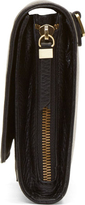 Thumbnail for your product : McQ Black Grain Leather Side Zip Shoulder Bag