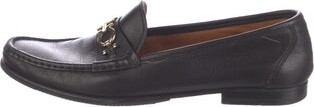 Salvatore Ferragamo Sport Gancini Logo Leather Loafers