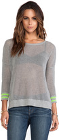 Thumbnail for your product : Autumn Cashmere Mesh Skull Sweater
