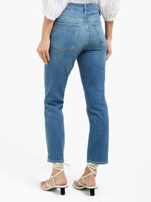 Frame Le Sylvie Straight-leg Cropped Jeans - Womens - Denim