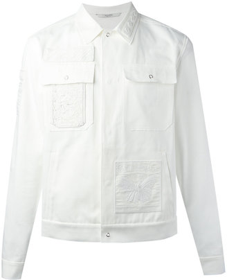 Valentino patch embroidered denim jacket - men - Cotton - 50