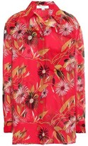 Thumbnail for your product : Equipment Daddy Floral-print Silk-chiffon Shirt