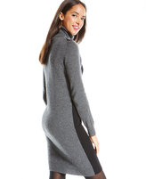 Thumbnail for your product : Charter Club Colorblocked Turtleneck Cashmere Sweaterdress