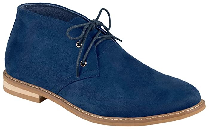 blue chukkas