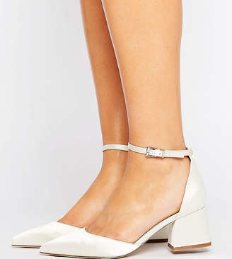 ASOS STARLING Wide Fit Bridal Pointed Heels