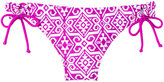 Thumbnail for your product : Hula Honey Printed Side-Tie Bikini Bottom