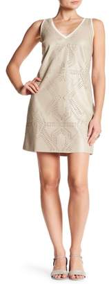 Tart Rayna Faux Leather Perforated Dress