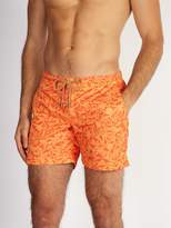 Thumbnail for your product : Thorsun Titan Fit Pescado Print Swim Shorts - Mens - Orange
