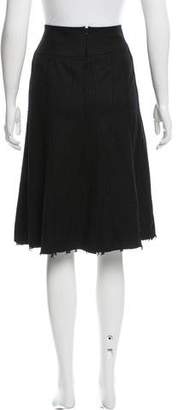 Tess Giberson Embroidered Knee-Length Skirt