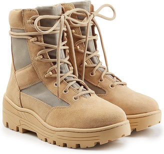 Yeezy Suede Combat Boots
