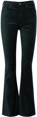 Citizens of Humanity Georgia Green Bootcut Stretch-velvet Jeans