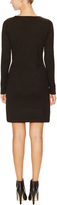 Thumbnail for your product : Design History Sweater Dress with Faux Leather Front Pockets