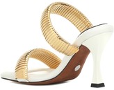 Thumbnail for your product : Proenza Schouler Metal and leather sandals