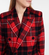 Thumbnail for your product : Balenciaga Hourglass checked wool coat