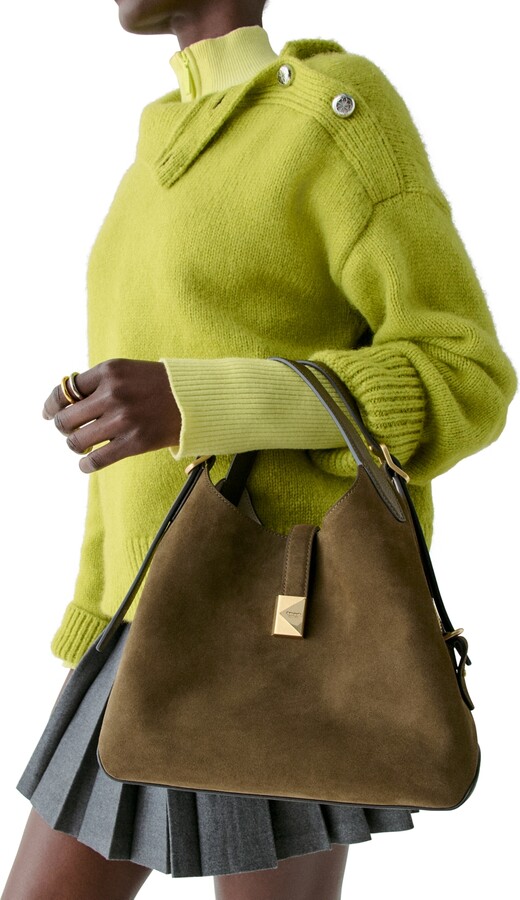 Kate Spade Deco Suede Crossbody Tote Bag