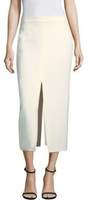 Suiting Slit Midi Skirt 