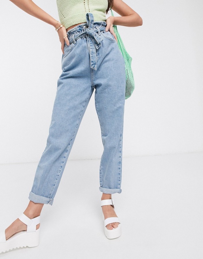paperbag jeans new look