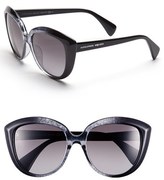 Thumbnail for your product : Alexander McQueen 55mm Gradient Cat Eye Sunglasses