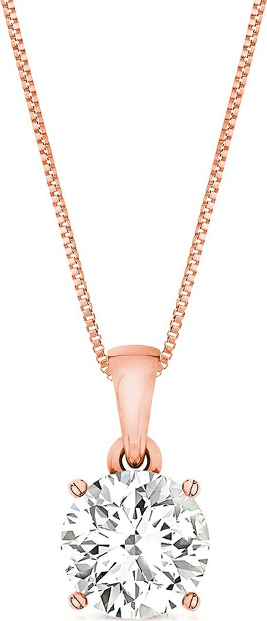 Amairah 14K 3.00 ct. tw. Lab-Grown Diamond Solitaire Pendant Necklace