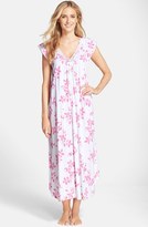 Thumbnail for your product : Carole Hochman Designs 'Graphite Flowers' Long Nightgown