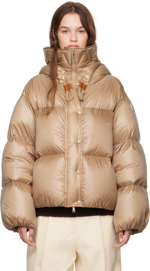 Moncler Women's Beige Down & Puffer Coats | ShopStyle CA