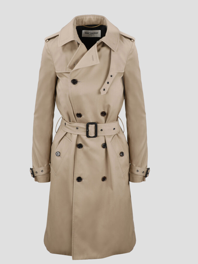 Saint Laurent Trench Coat | Shop the world's largest collection of 