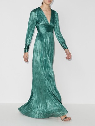 Maria Lucia Hohan Lidia pleated gown