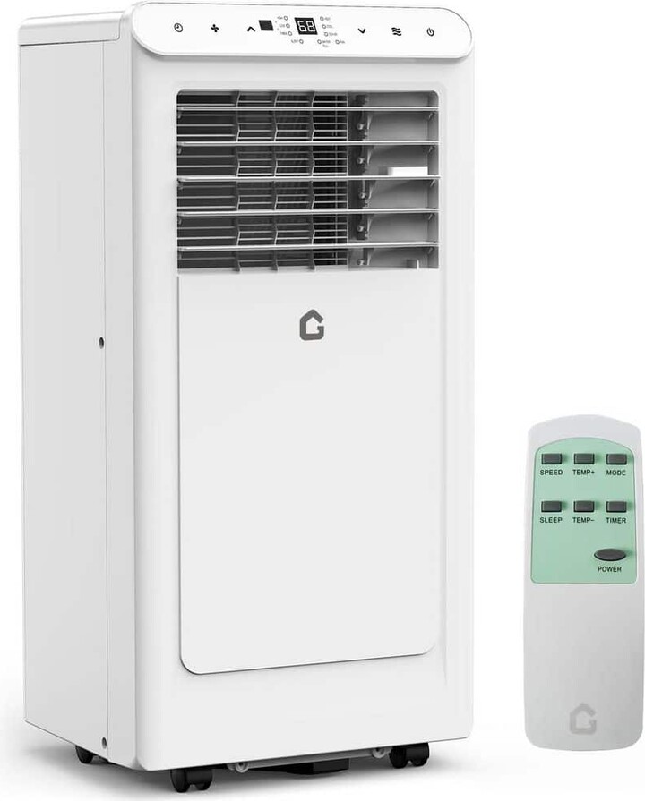 Garvee 6000 (DOE) BTU 3-In-1 Portable Air Conditioner Cools 450 Sq. Ft. with Dehumidifier, Sleep Mode and Remote in White