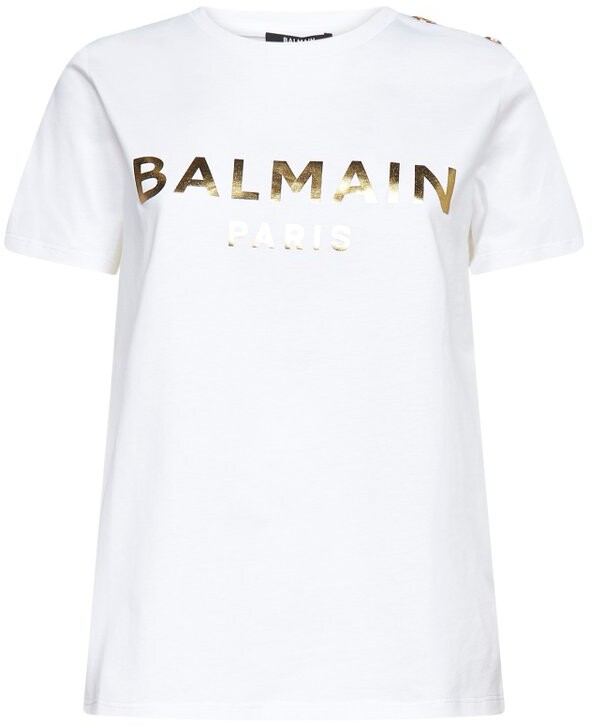 Balmain Women's T-shirts | Shop the world's largest collection of 
