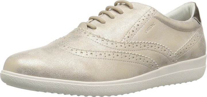 Geox beige leather sneakers - Women´s shoes • Differenta.com