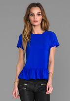 Thumbnail for your product : Amanda Uprichard Alyson Top with Sleeve