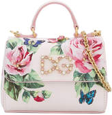 Thumbnail for your product : Dolce & Gabbana Kids rose print shoulder bag