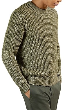 chunky knit cotton sweater
