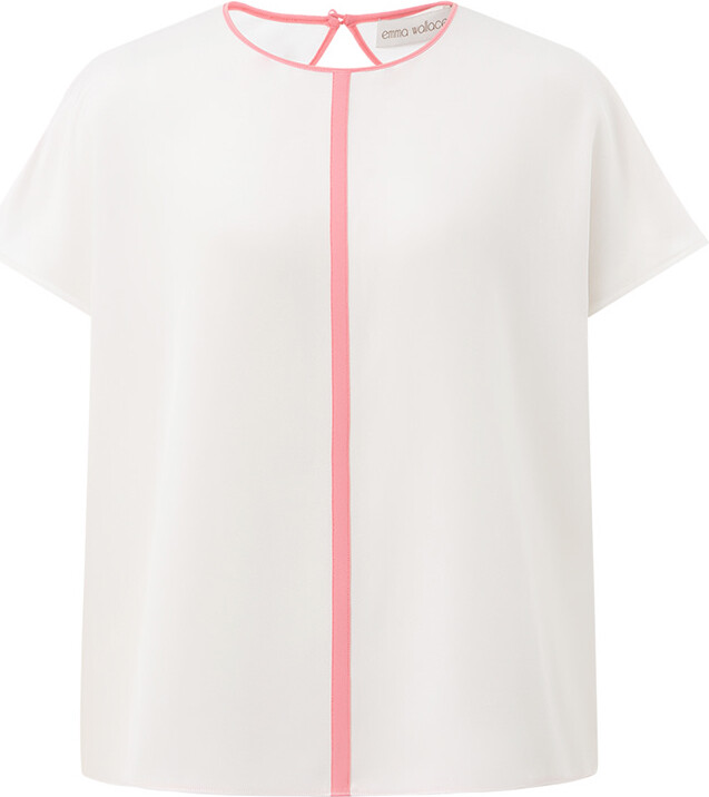 Emma Wallace White Rae Top