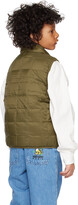 Thumbnail for your product : TAION Kids Khaki Quilted Reversible Vest