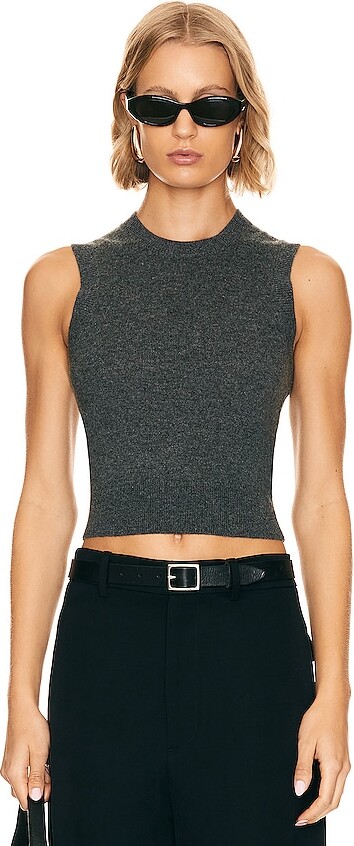 Frame Beaded Corset Top in Black - ShopStyle