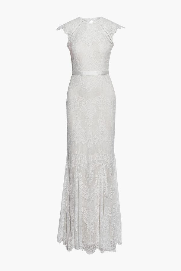 Catherine Deane Suri openback Leavers lace bridal gown ShopStyle