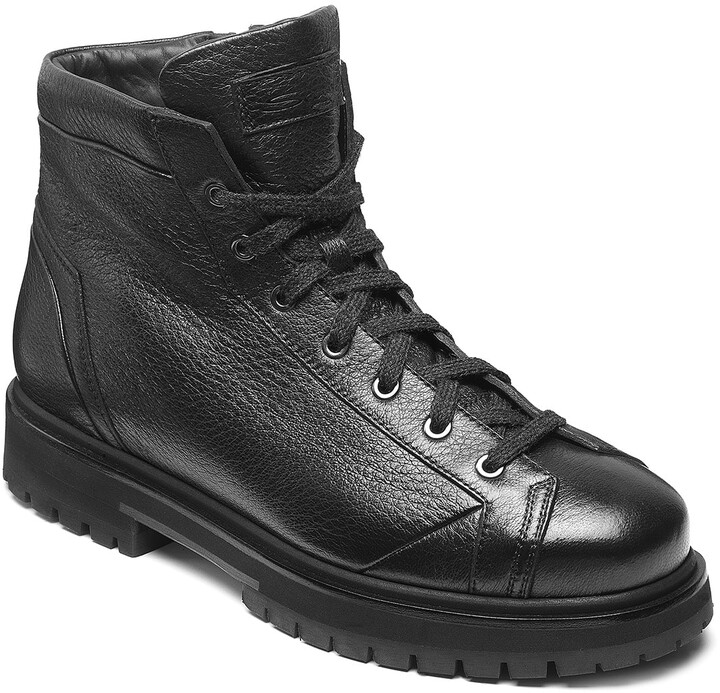 Santoni Men's Mountain Lug-Sole Leather Boots - ShopStyle