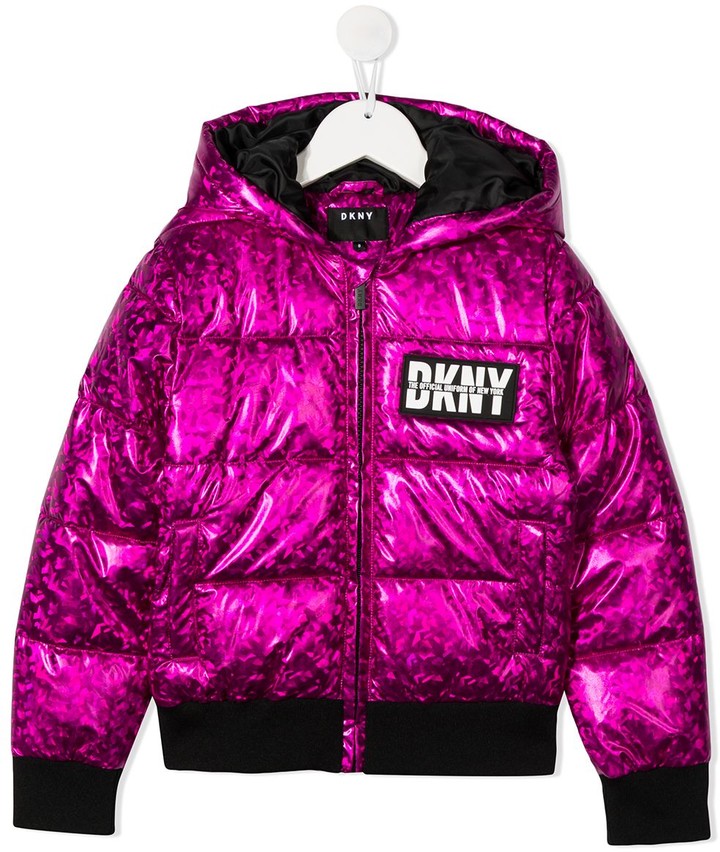 DKNY Girls Big Fleece Jacket