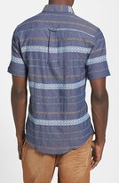 Thumbnail for your product : Katin Short Embroidered Stripe Woven Shirt
