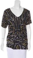 Thumbnail for your product : Gryphon Sequin V-Neck Top