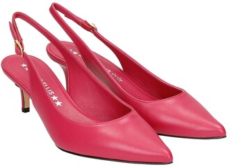 Marc Ellis Summer Pumps In Fuxia Leather
