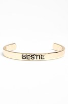 Thumbnail for your product : Stephan & Co 'Bestie' Engraved Cuff Bracelet (Juniors)