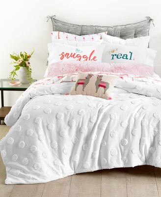 Whim by Martha Stewart Collection Chenille Dot 2-Pc. Twin/Twin Xl Comforter Set, Created for Macy's Bedding