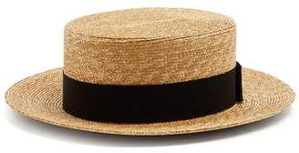 Prada Straw boater hat