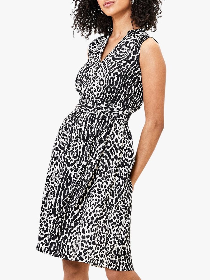 oasis animal print sundress