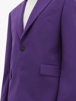 Thumbnail for your product : Givenchy Single-breasted Wool-twill Suit Jacket - Purple