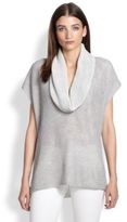 Thumbnail for your product : Josie Natori Silk & Cashmere Cowlneck Top